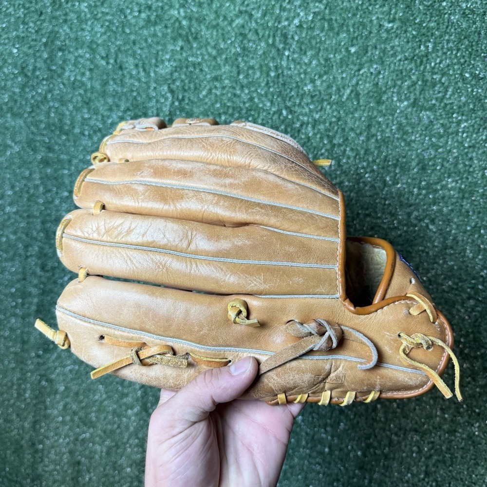 Spalding Dwight Gooden RHT Baseball Glove Mitt 42-855 Top Grain Leather - Picture 9 of 11